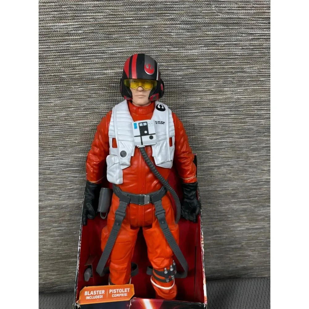 Star Wars Poe Dameron Ace Pilot 18 inch Jakks Big Figs Action Figure NEW